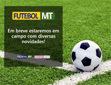 Tablet Screenshot of futebolmt.com.br